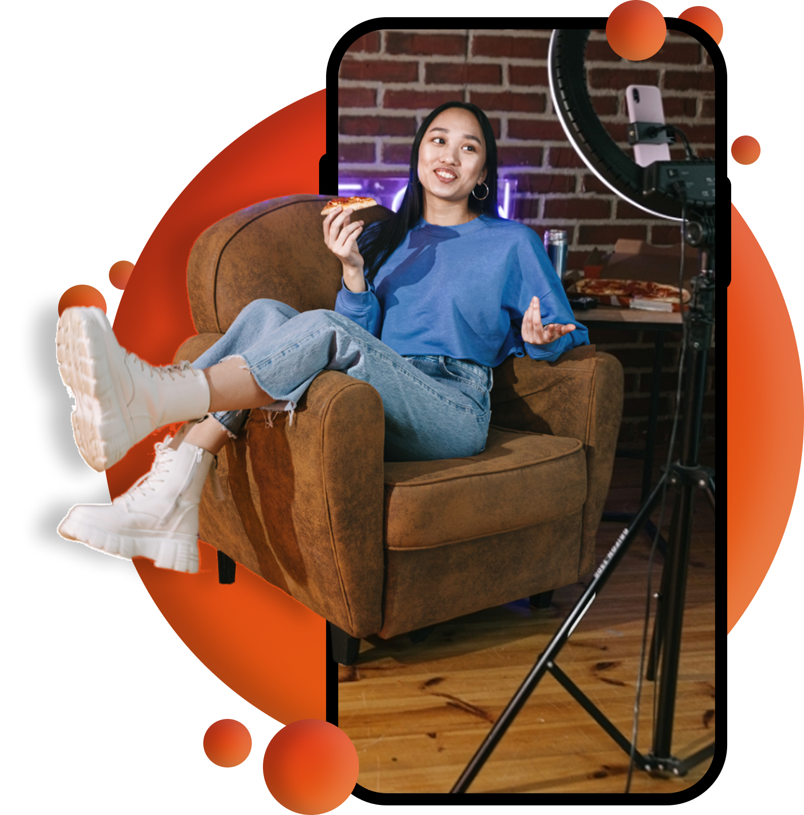 Streamer using Salsayou app